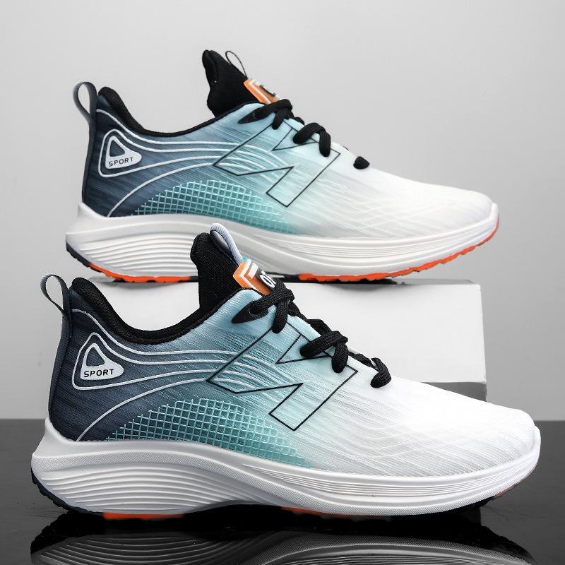 Men's shoes summer mesh breathable hollow soft sole non-slip lightweight versatile fashion sports shoes jogging casual shoes