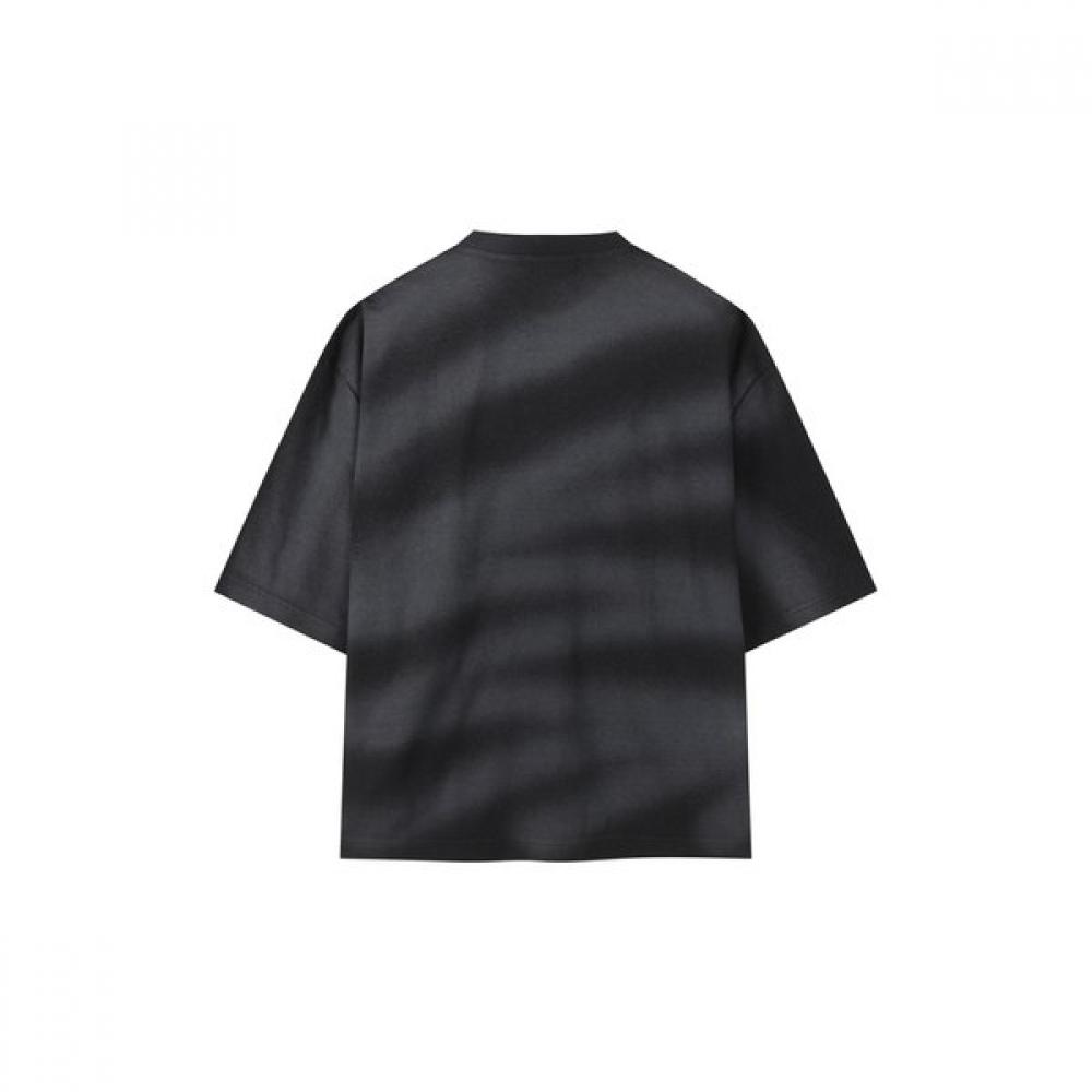 Customellow Black PrinT Half Sleeve T shirT cwTam25621bkx