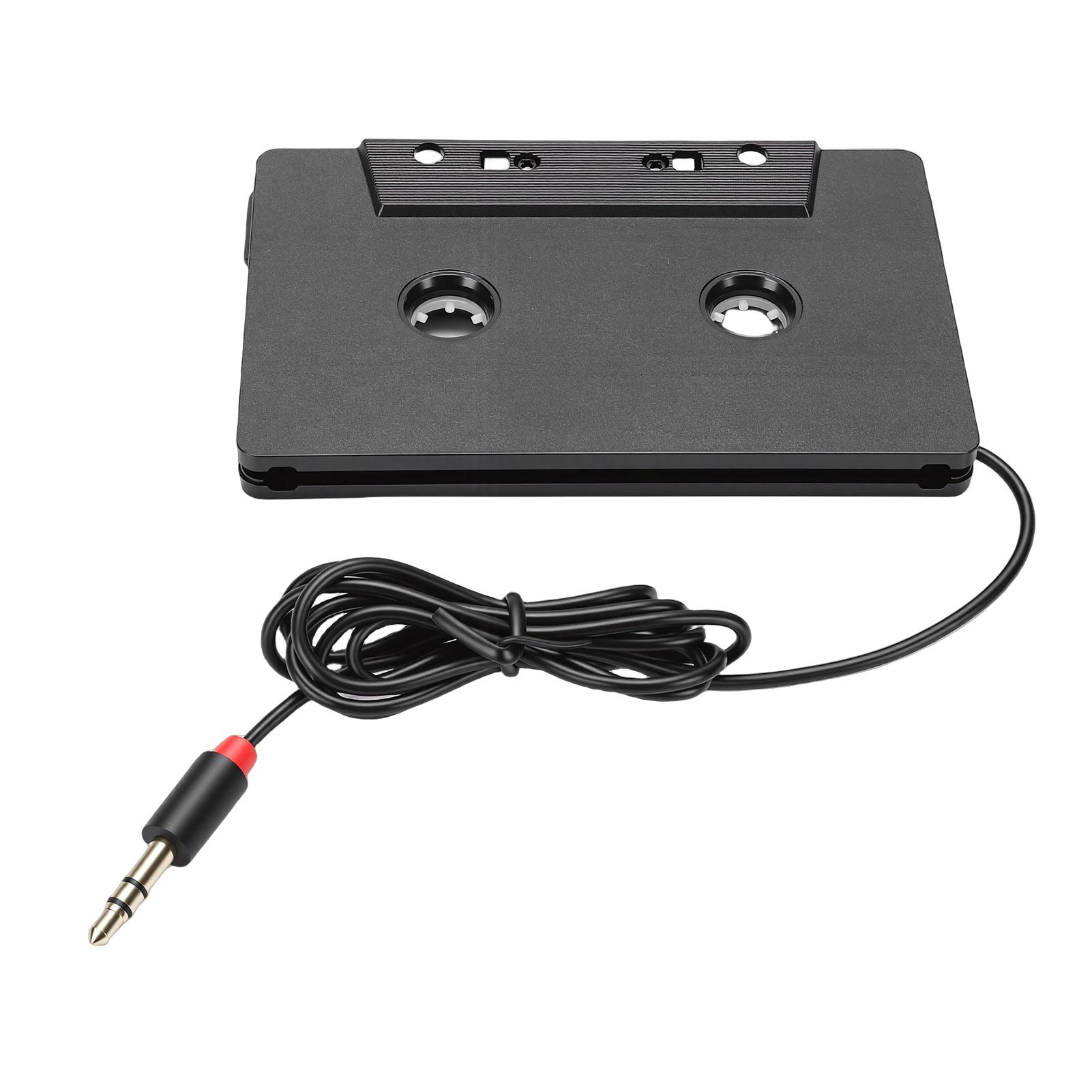 

Car Cassette To Adapter Cassette Adapter with 3.5mm Type C Sound Cable 4 Channel Stereo Output for Phone MP3