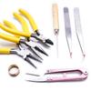 8Pcs/Set Pliers Beading Tool Kit Portable Jewelry Making Kits  Jewelry Repair