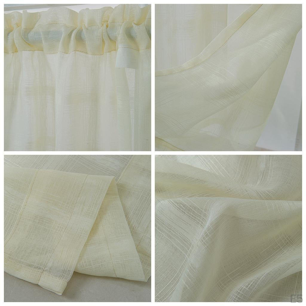 Curtain Tier - Rod Panels Window Treatments Small Curtains Tailored Tiers/Valances For Kitchen