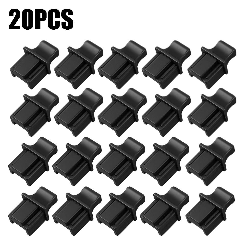 20/10PCS Silicone Stopper for Computer Router Switch Female Port Silicone Dust Plugs RJ45 Ethernet Hub Port RJ45 Protector Plug