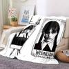 1PC Wednesday blanket, all-season lightweight home office outdoor nap multifunctional blanket, Christmas gifts