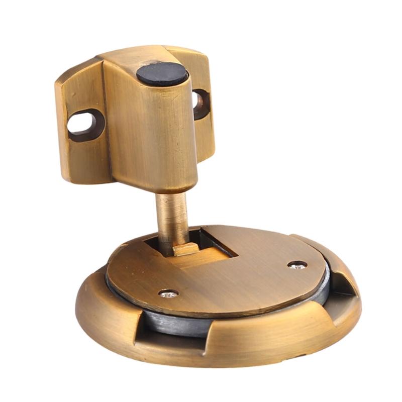 Quiet Mechanical Door Stoppers Winds Resistant Door Stoppers Heavy Type Zincs Alloys For Indoor Outdoor Use