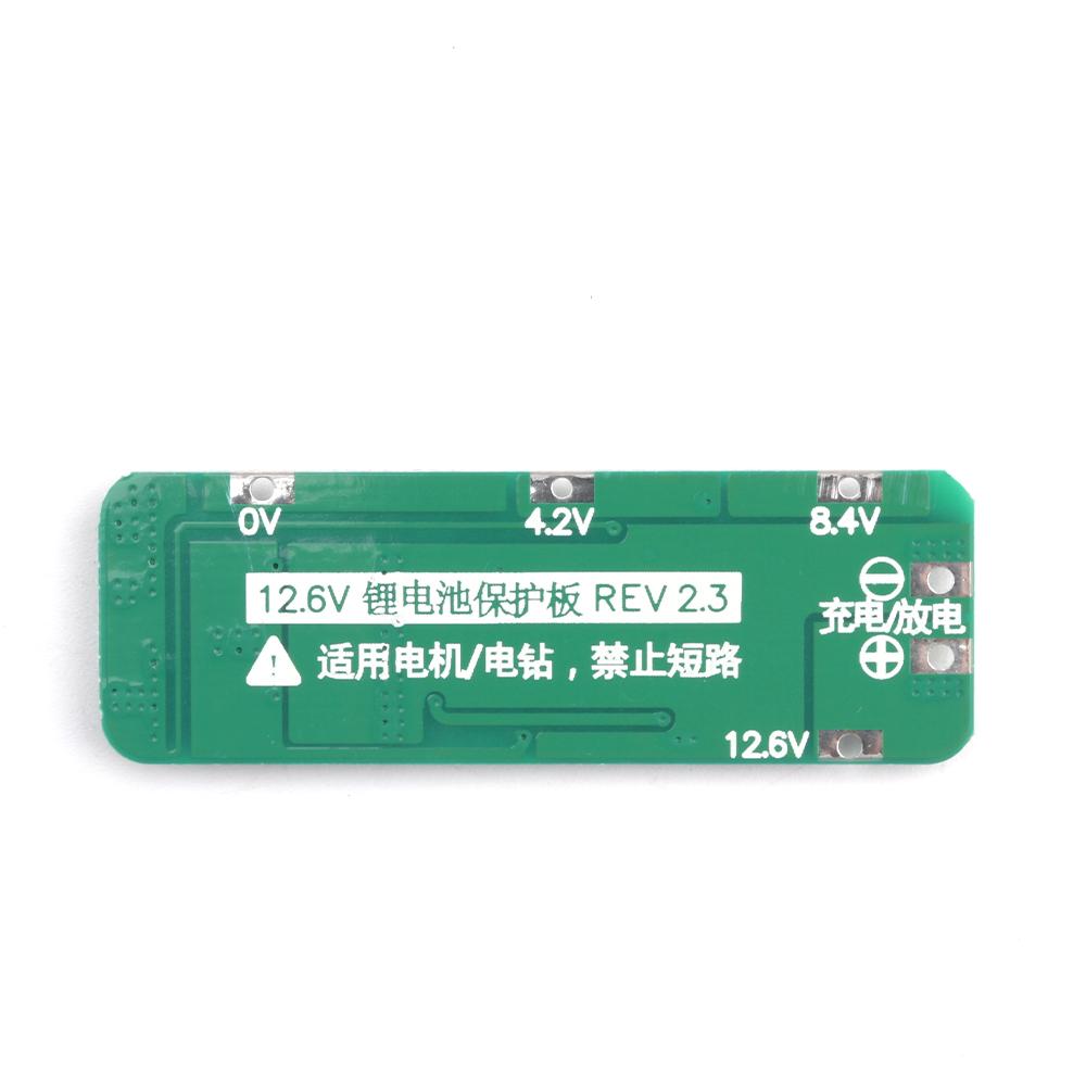10Pcs 3S 20A 18650 Li-ion Lithium Battery Charger PCB BMS Protection Board For Drill Motor 12.6V Lipo Cell Module 64x20x3.4MM