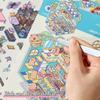 Decompression Miniature Landscape Sticker Collection PET DIY Cabin Scene Sticker  Children Gift