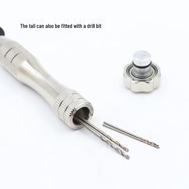 Ruční ruční vrtačka a sada výstružníků pro kutilství a děrování otvorů