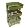 1:12 Dollhouse Mini Storage Cart Dolls Kitchen Bedroom Furniture Books Organizer