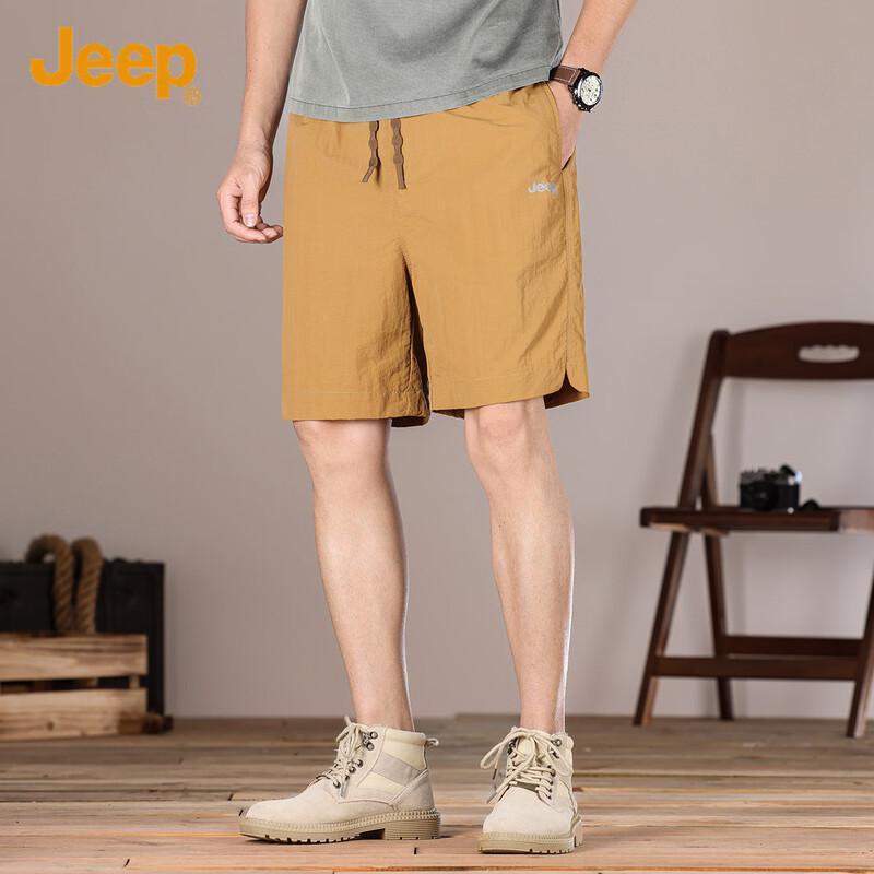 

Jeep Men s Summer Drawstring Casual Outdoor Shorts L