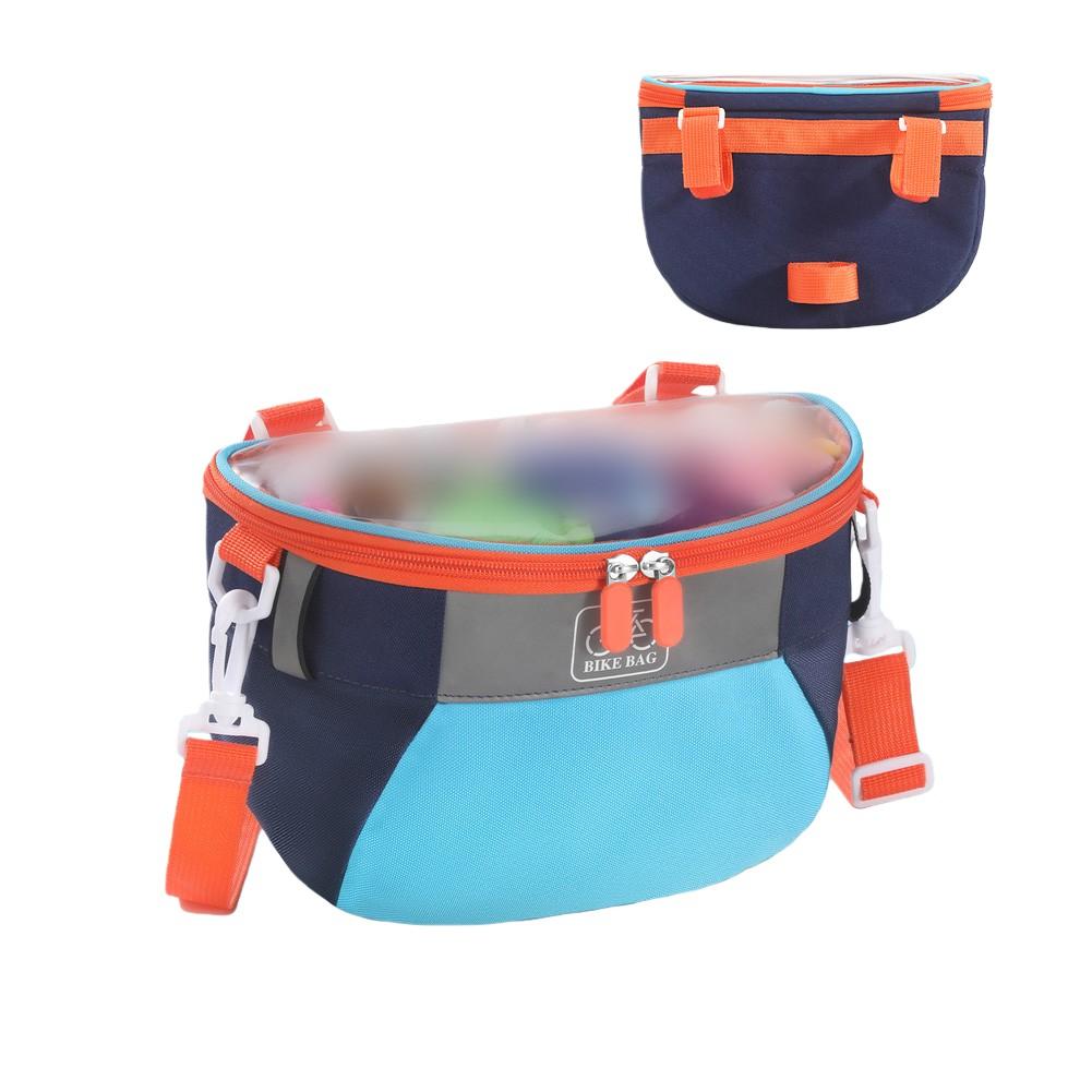 Waterproof Bike Basket Front Handlebar Bag with Detachable Strap for Bikes