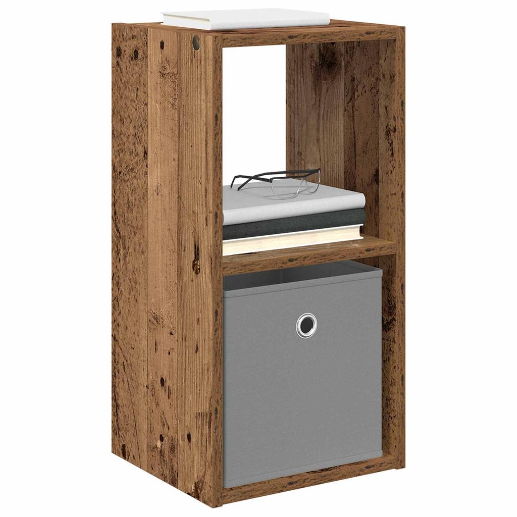 Nightstand Reclaimed Wood Look 30.5 X 27 X 59.5 Cm Engineered Wood