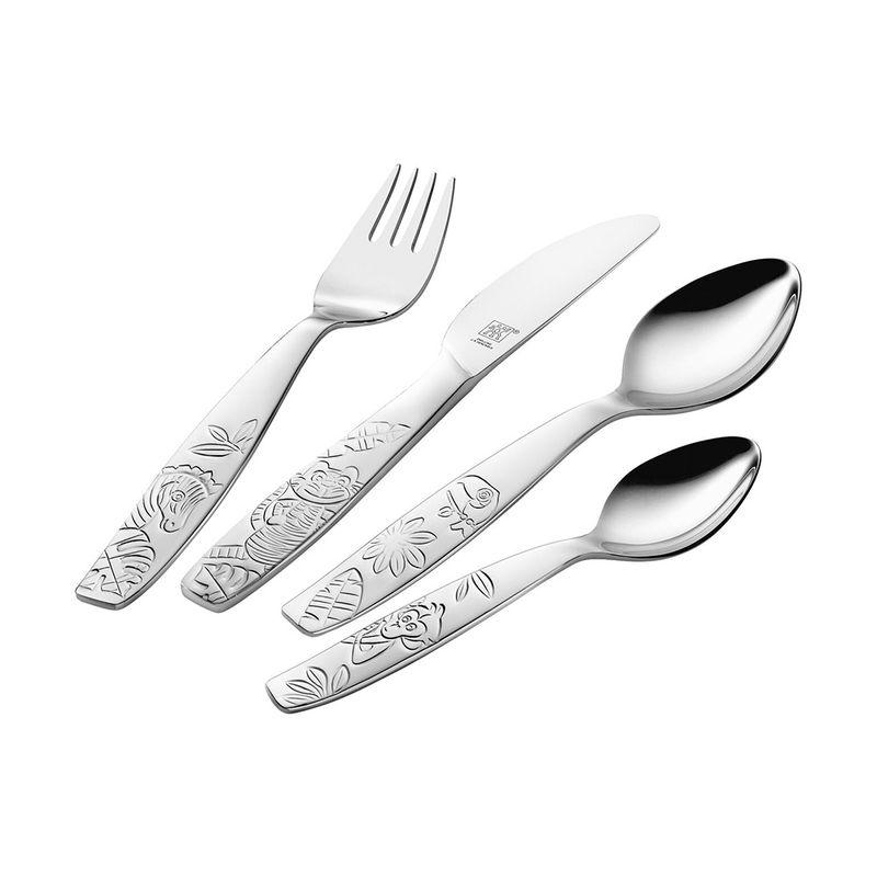 Henkel Zwilling JUNGLE Kids Cutlery Set (Silver)