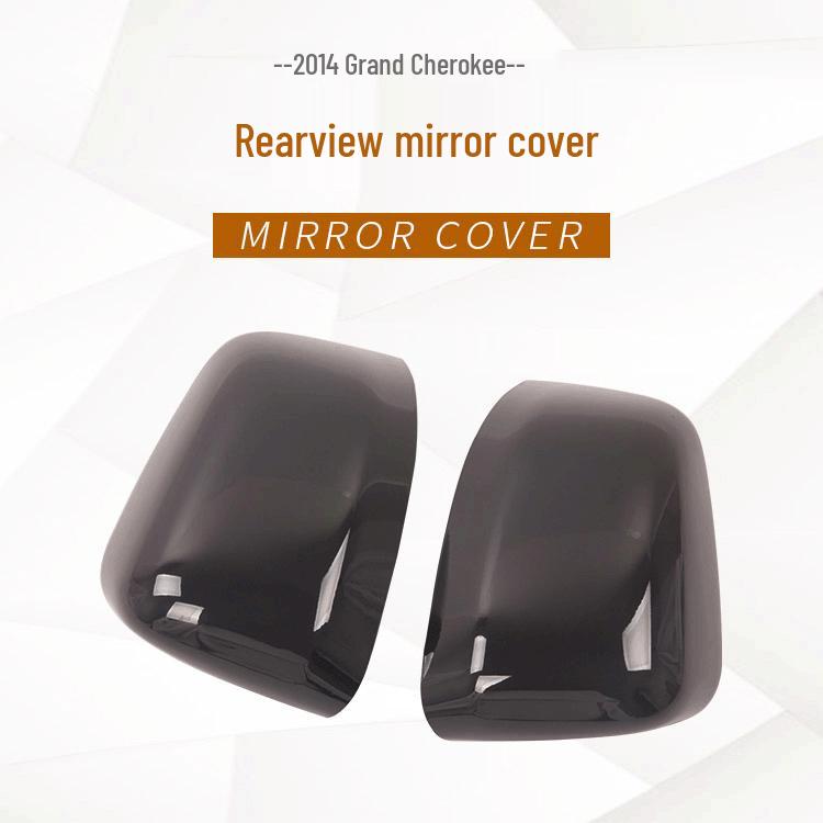 

2014 Grand Cherokee - ABS Глянцевые черные накладки на зеркала заднего вида 29*17*10
