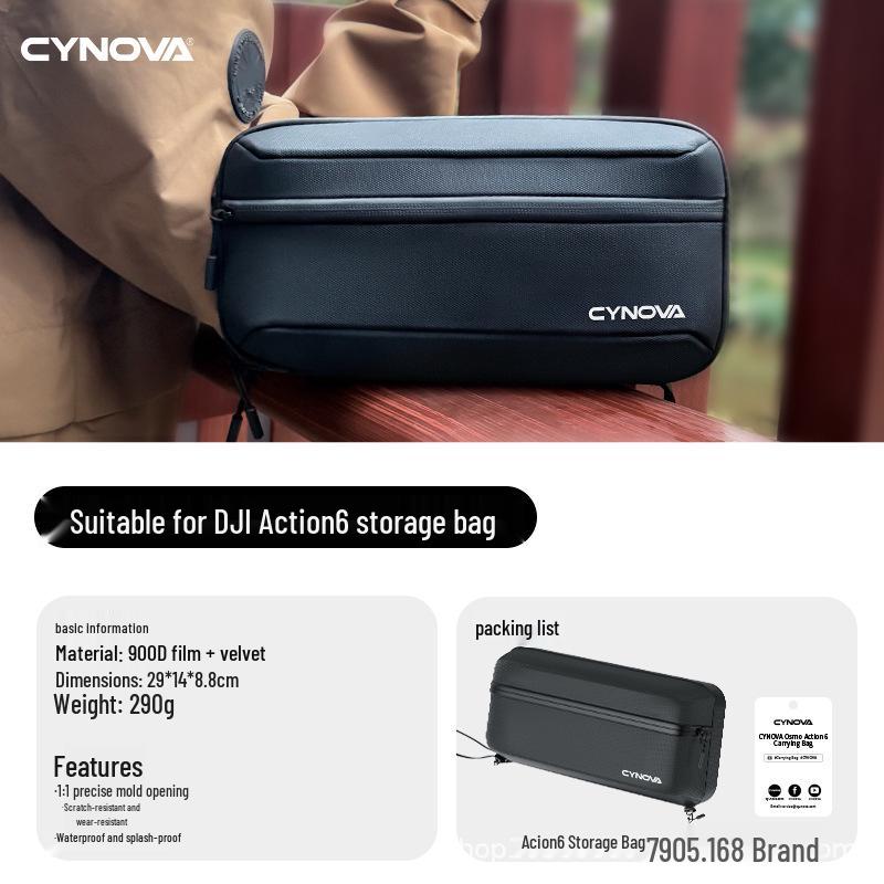 DJI Action 6 Osmo Mobile Camera Protective Hard Shell Storage Bag