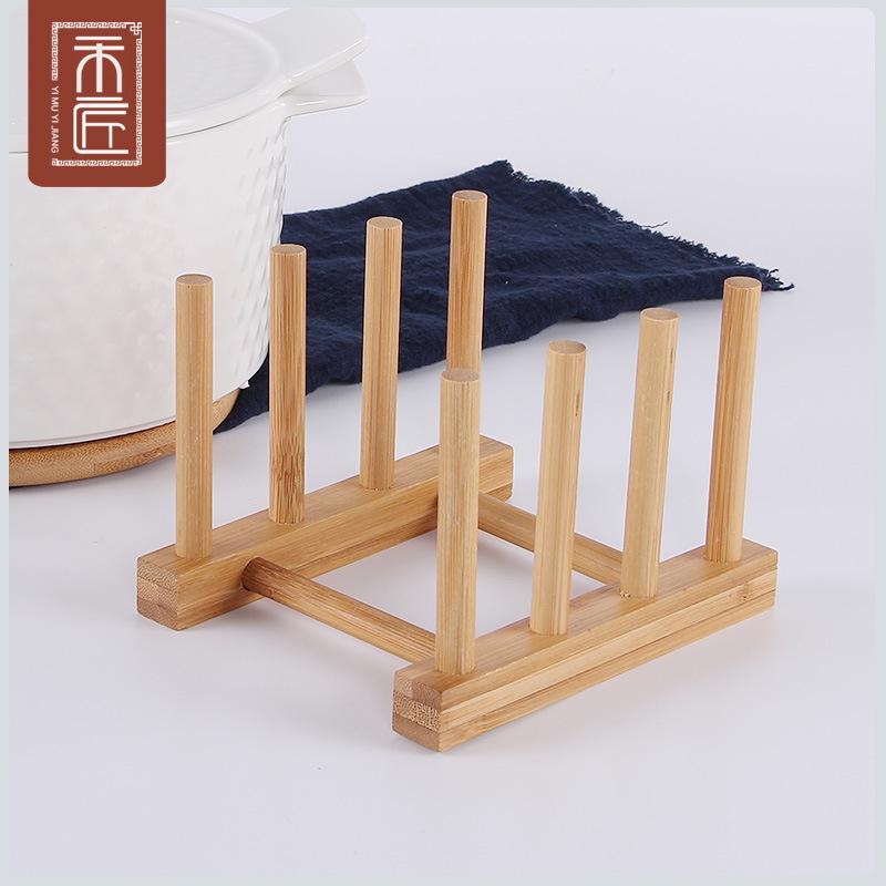 Bamboo Kitchen Storage Rack for Dishes, Cups, Plates, Cutting Boards, CDs, and More