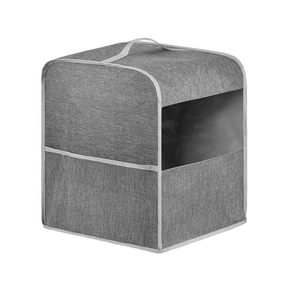 

Coffee Machine Dust Cover With Side Pockets Fashion Clear Window Dustproof Portable Scratch Resistant Espresso Machine Protector 34x33x26.5cm