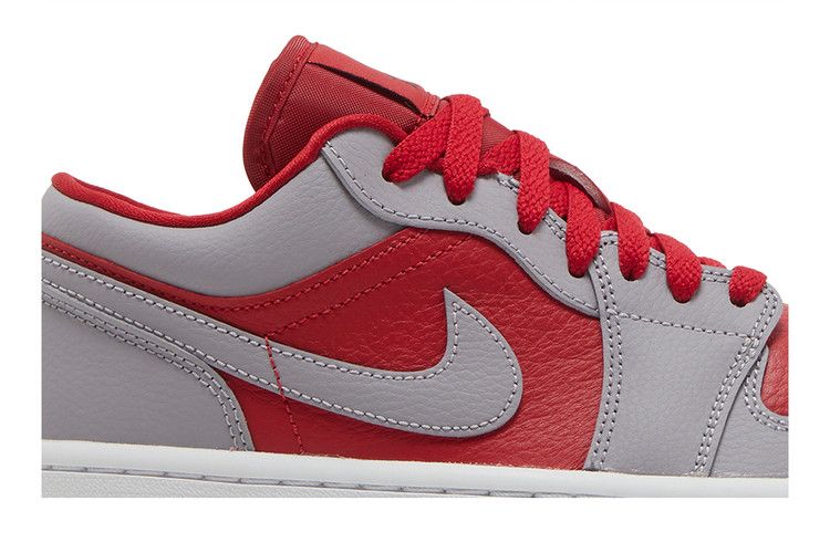 Wmns Air Jordan 1 Low SE 'Split - Gym Red Cement Grey'
