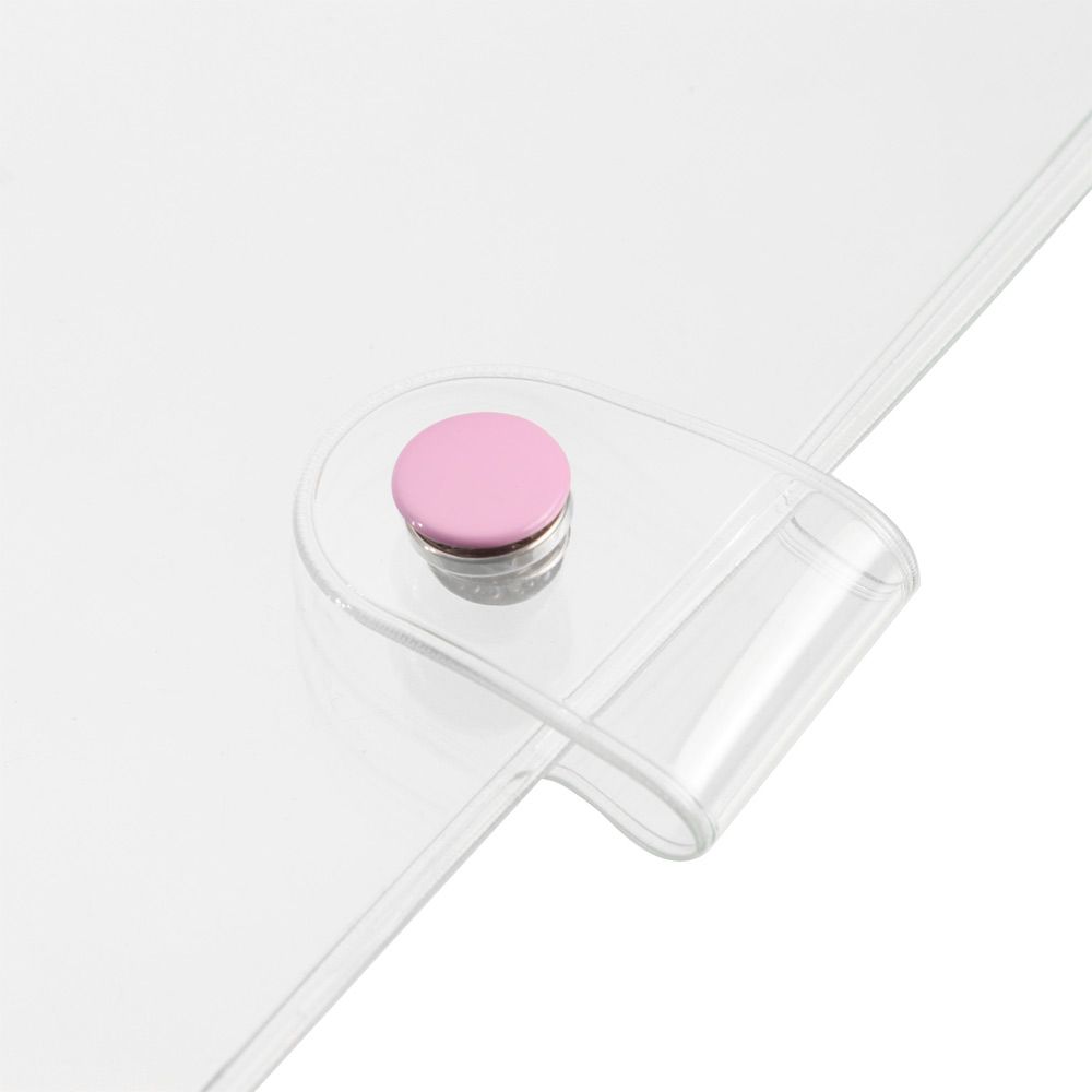 A5 A6 Transparent PVC Loose-Leaf Notebook Cover Folder Macaron Color 6 Ring Binder Diary Journal Planner School Stationery