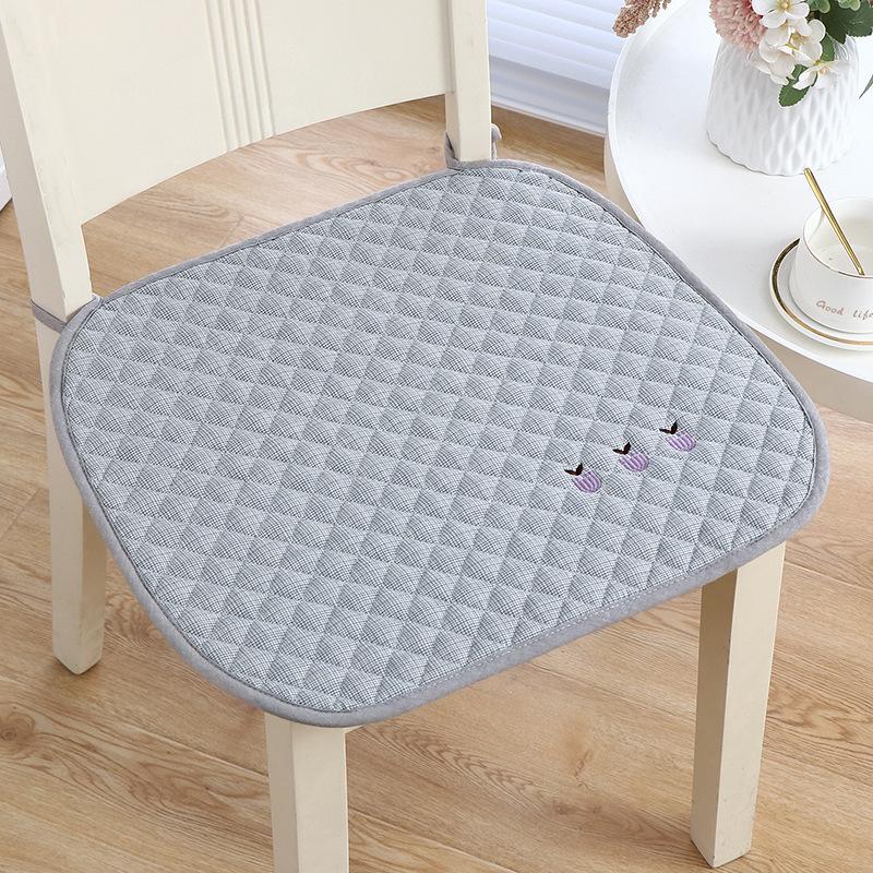 

Подушка Подушка для стула Офисное сиденье Четыре сезона Нескользящий обеденный стул Дышащая подушка для сиденья Подушка для ягодиц Подушка для сиденья автомобиля Подушка для сиденья табурета 38*43cm