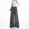 2026 Women's Korean Style Loose Casual Pants - Trendy, Versatile Spring/Summer Drop-Weight Straight Leg Cargo Pants.
