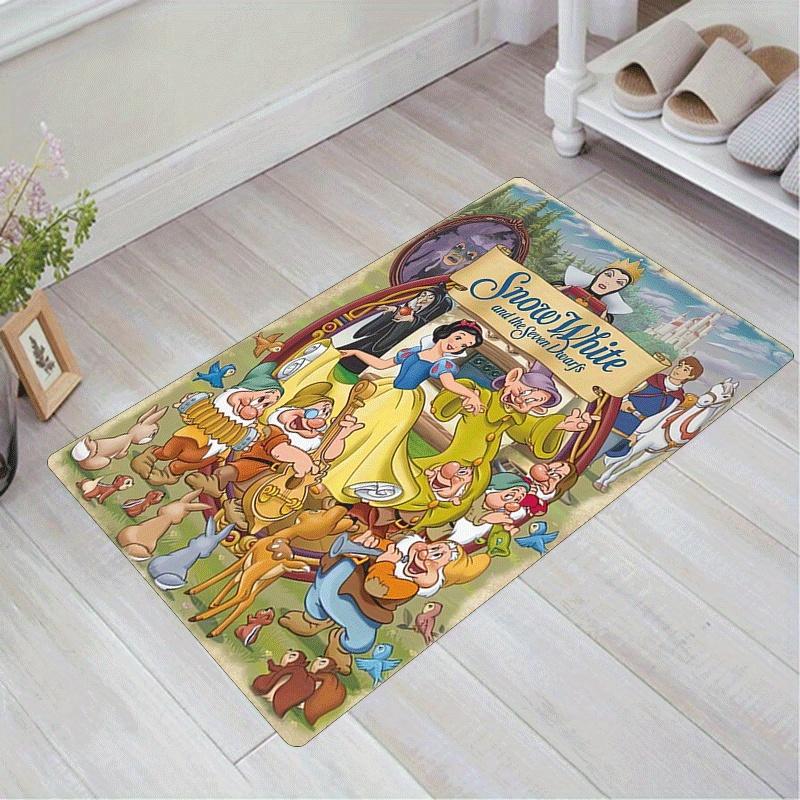 

1pc Snow White Pattern Area Rug Soft Flannel Floor Mat for Living Room,Office,Bedroom and Carpet,Sofa Coffee Table Floor Mat 60cm by 90cm