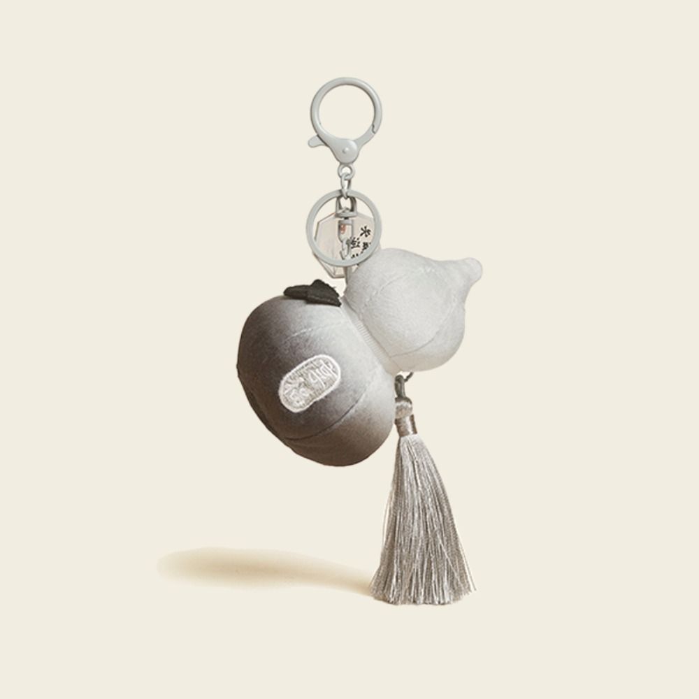 Backpack Decor Plush Gourd Keychain Bag Hanging Gourd Keyring Gourd Car Key Chain  Backpack Decor