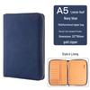 Custom Business Notebook with Zipper Bag - Multifunctional A6/B5 Notepad & Manager Folder
