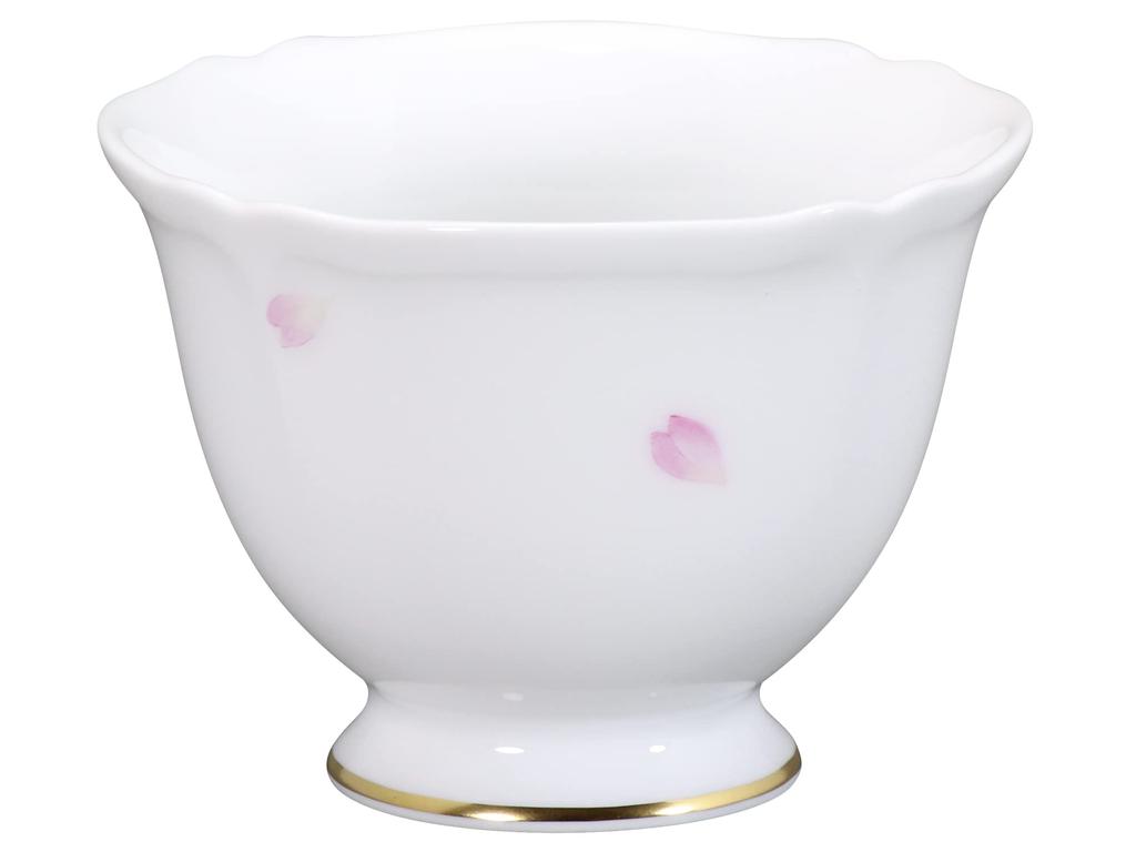 Okura Pottery [Hand-painted] Sakura No. 76 Sake Cup, Approx. 100cc, Made In Japan, 76CCN/C303