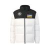 Fila Ski Serie 4810 Snow Peak Gänsedaunen Cool Trendy Sportlich Warm Bequem Gespleißt Stehkragen Daunenjacke Herren Oberbekleidung Jadeweiß A11M546929FWT