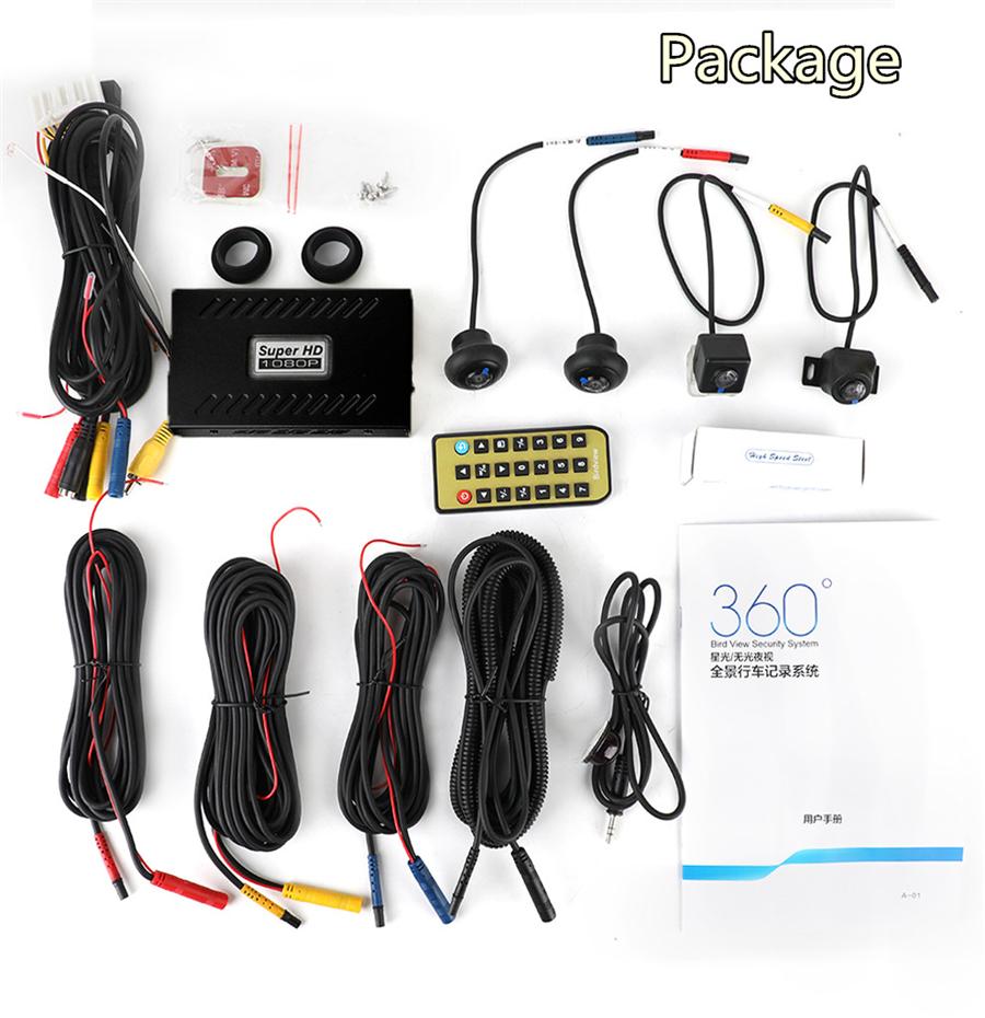 360 Degree Waterproof Seamless Bird View Panoramic