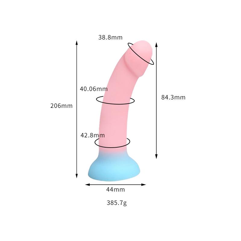Thousand Hundred Fun Silicone Dildo - Female Erotic Toy for Anal Insertion & Masturbation