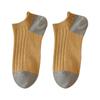 Men's Casual Boat Socks: Sweat-Absorbent, Anti-Drop Heel, Deodorant, Anti-Pilling Combed Cotton.