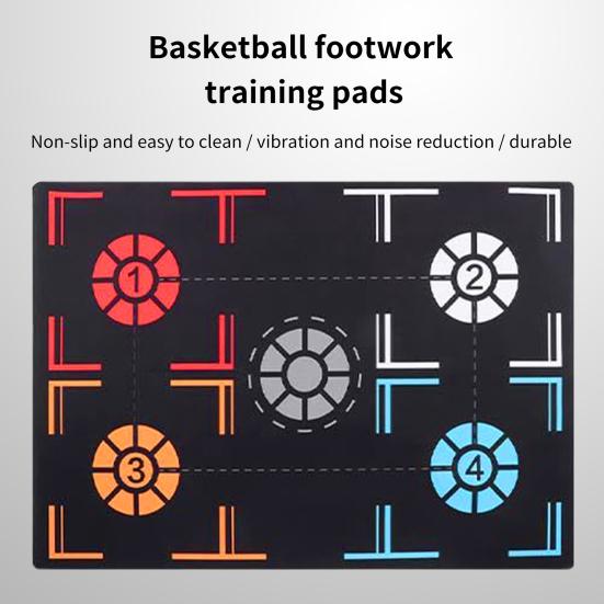 Basketball Training Mat for Kids Improve Dribbling Skills Non-Slip Surface Mat Foldable Anti-Slip