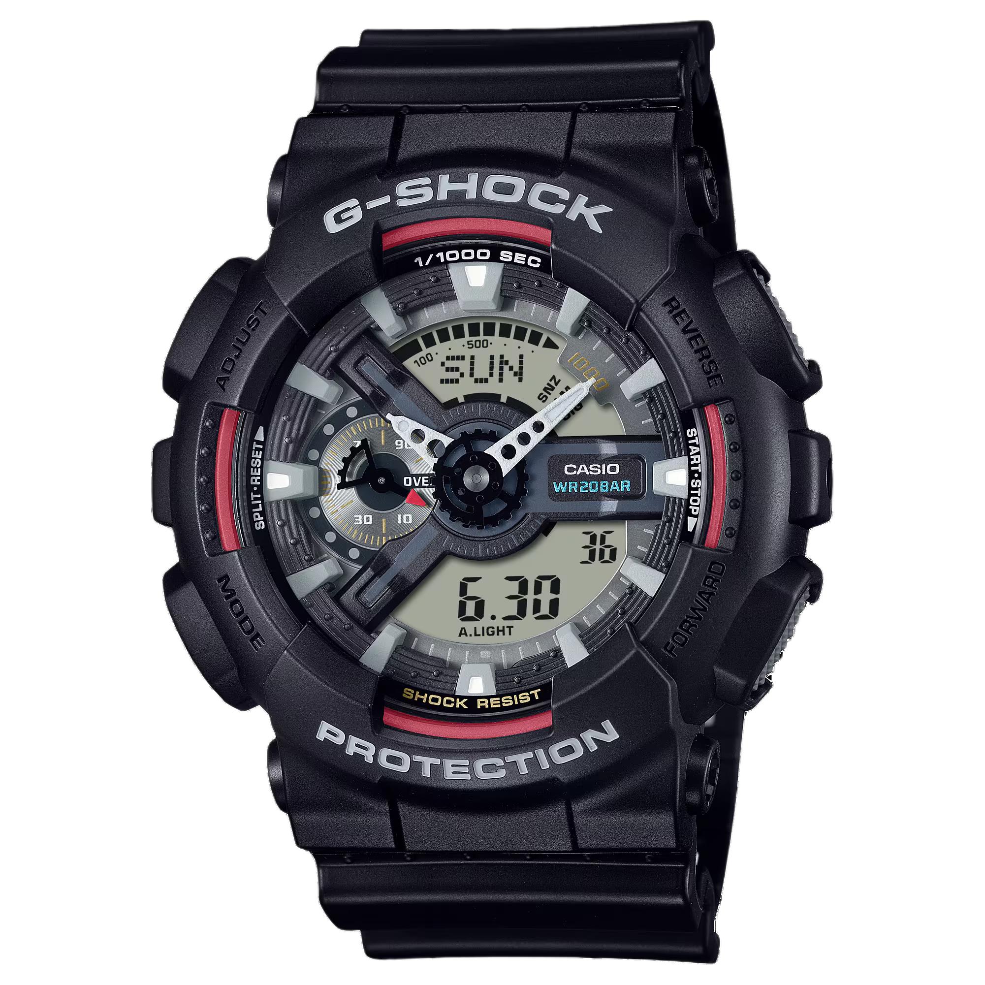 CASIO / Quartz Movement Resin Strap Watch Unisex Gray Dial GA-110RL-1APR Gray Dial