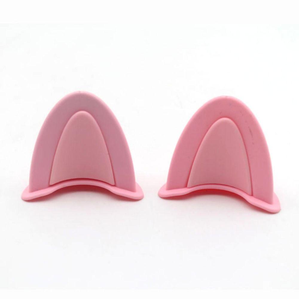 

Car Cartoon Helmet Decoration Motocross Stickers Motorcycle Helmet Cat Ears Helmet Cat Ears pink-Pink