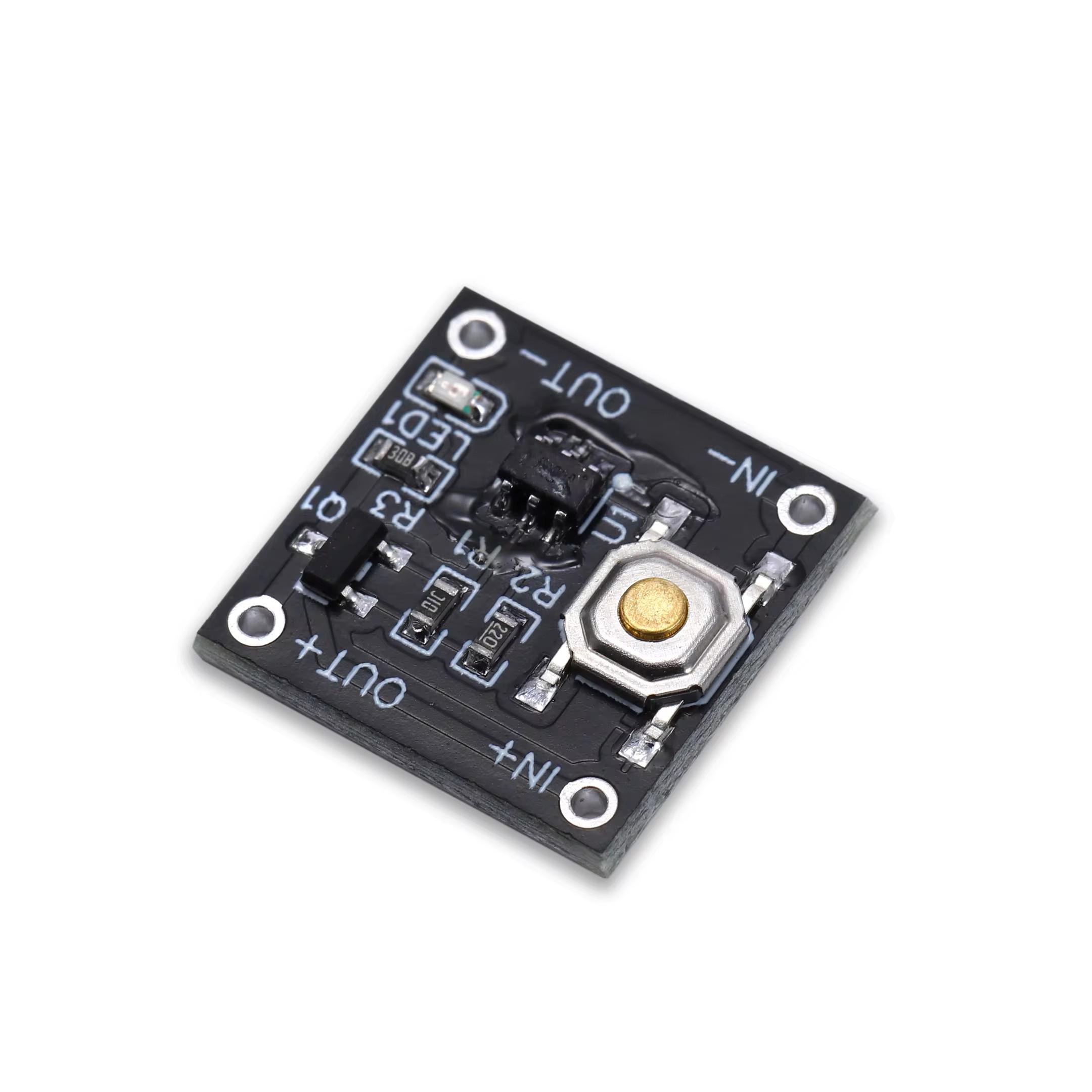 

Single Bond Button Bistable Switch Module 2.2-5V 0.5uA Continuous Load 2A Low Power Micro One Key Switch