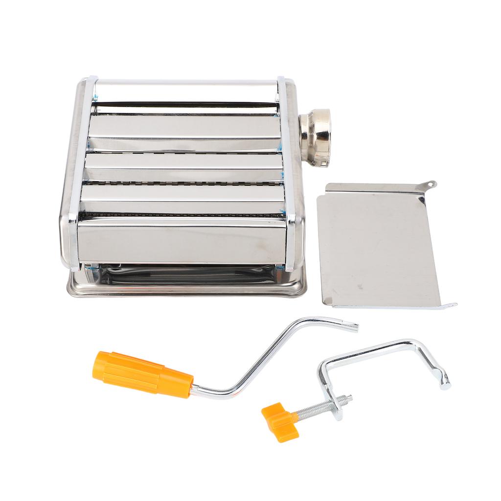 Manual Noodle Maker Stainless Steel Dough Pasta Noodles Pressing Machine for Home Use