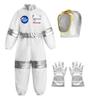 ReliBeauty Astronaut Space Size 100 Kids' Costume, Jumpsuit, White,