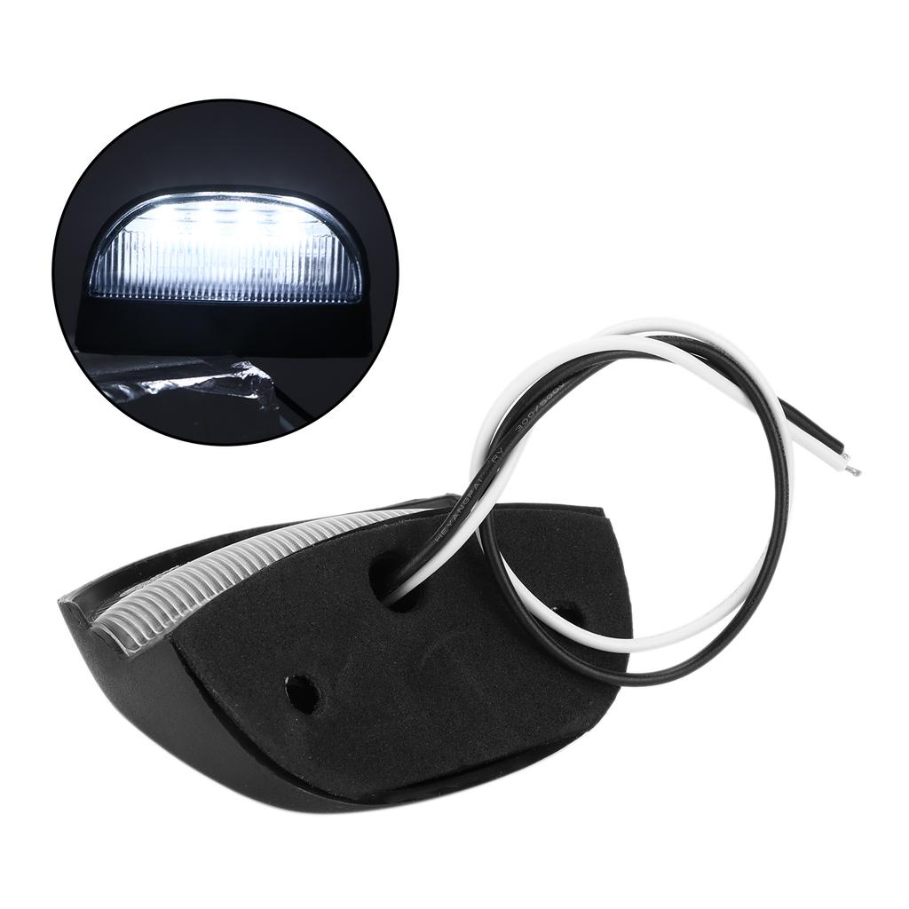 4LED License Plate Lamp Car Tail Lighting 10V?30V for Truck Trailer RVs SUV Boats