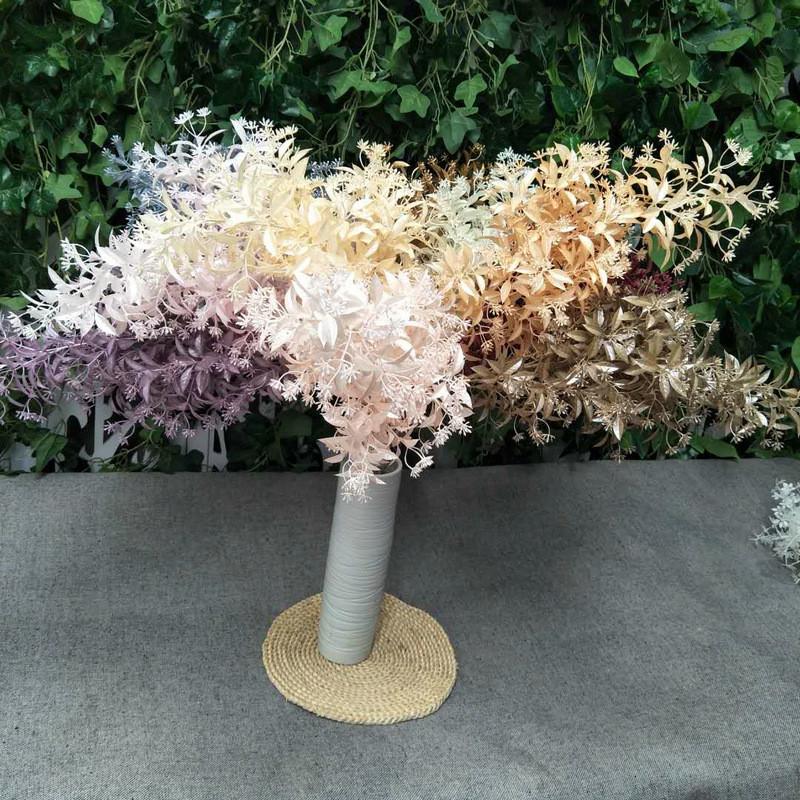Realistic Artificial Aquatic Flowers Plastic Mist Effect Bouquets For Aquarium Home Decoration