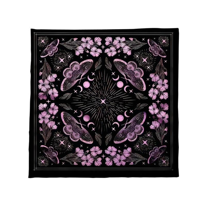 Divinations Tablecloth Star Flower Astrology Tarots Card Tablecloth Altars Cloth Divinations Board Game Accessory