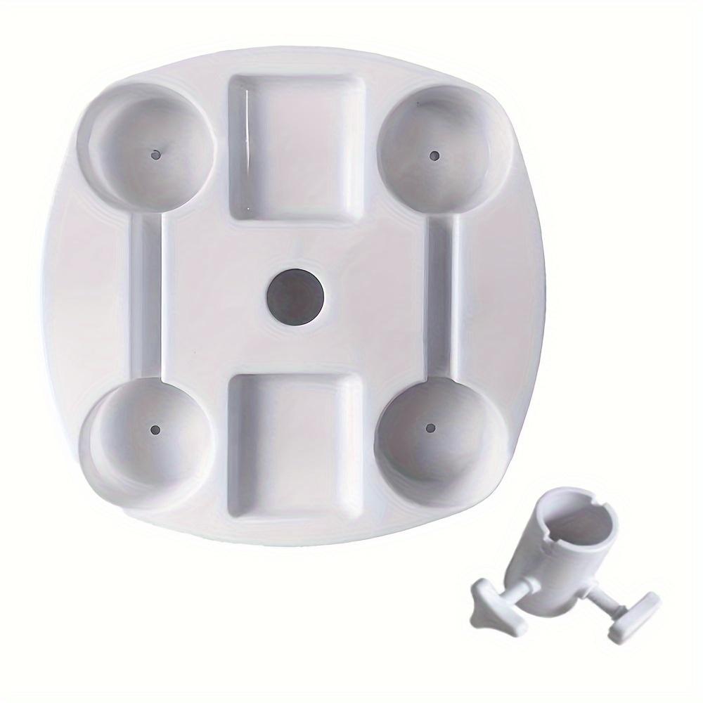 

CYBeach Umbrella Umbrella Tray, with 4 Cup Holders and 4 Snack Grids, Suitable for Beaches, Terraces, Gardens and Swimming Pools