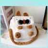 Cartoon Plush Backpack For School And Travel With Large Capacity For Kids And Teens