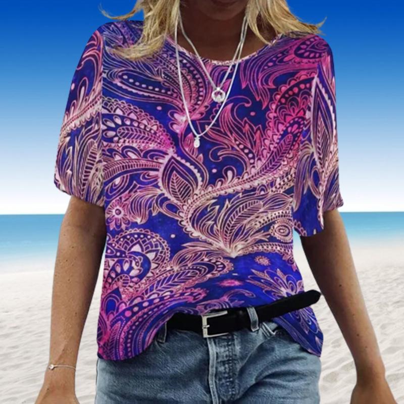 

Модная женская футболка с павлиньим хвостом Забавная повседневная футболка с короткими рукавами с о-образным вырезом Летняя женская футболка