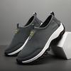 Fashion Gray Summer Mesh Men Shoes Lightweight Sneakers Men Fashion Casual Walking Shoes Breathable Mens Hiking Shoes 2025 Fashion Shoes