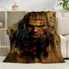 1PC wizard dragon Flannel Blanket Gift, Suitable for Both Men And Women, Soft Ideal for Beds And Sofa, Birthday Or Christmas Gift