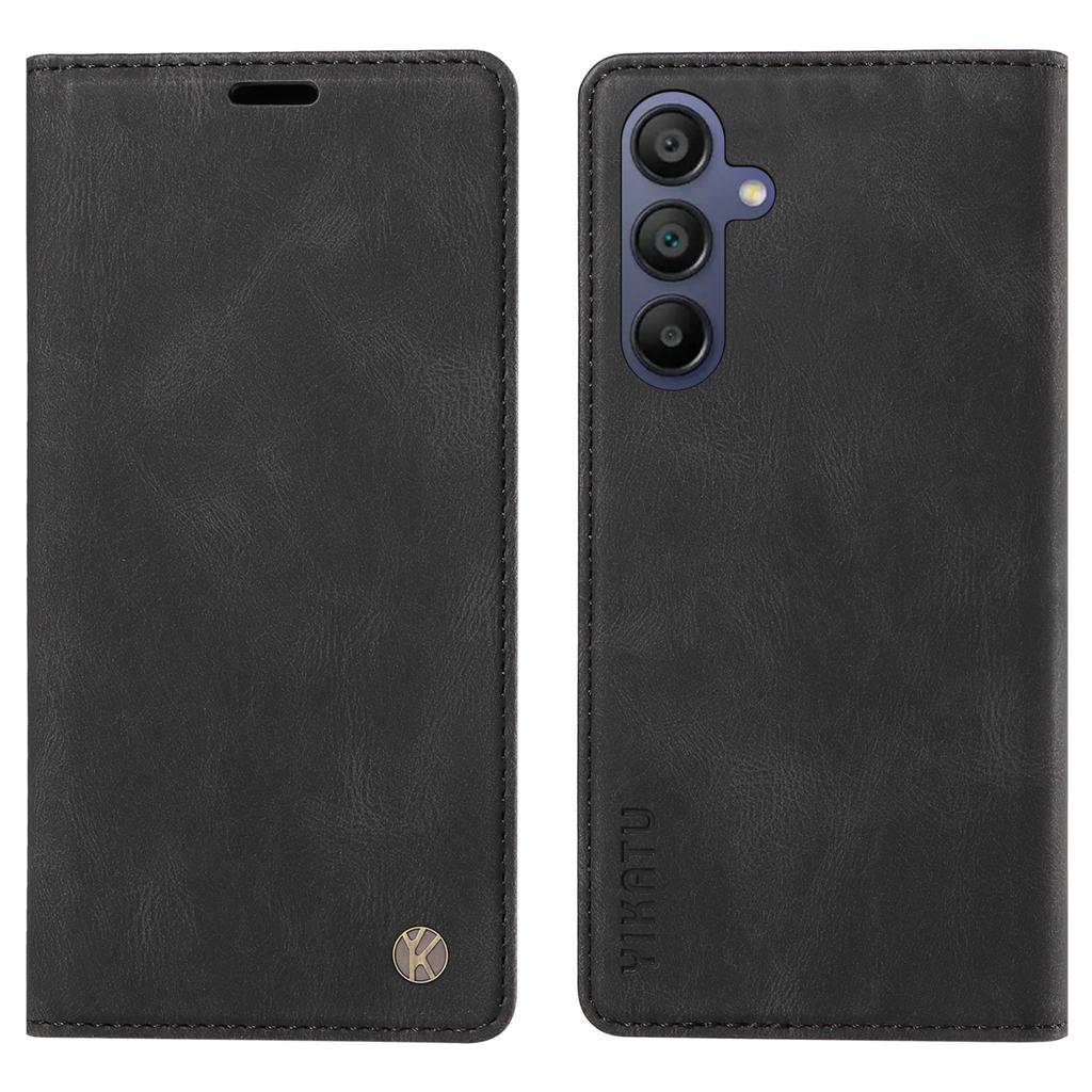YIKATU YK-004 For Samsung Galaxy A26 5G/A16 5G/A16 4G Case Leather Skin-Touch Phone Cover Magnetic Auto-Absorbed
