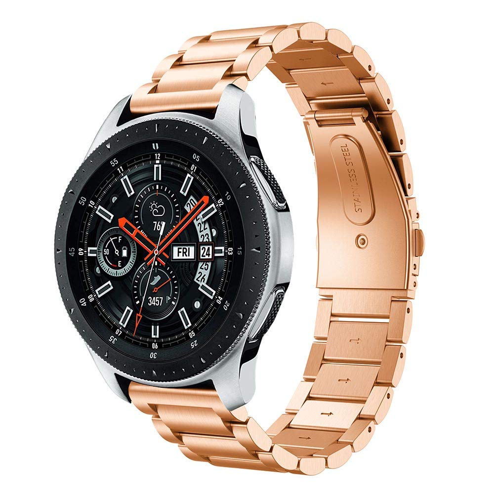 Stainless Steel band for Samsung Galaxy watch 46mm strap Gear S3 Frontier 22mm Metal bracelet correa Huawei watch GT 3 strap
