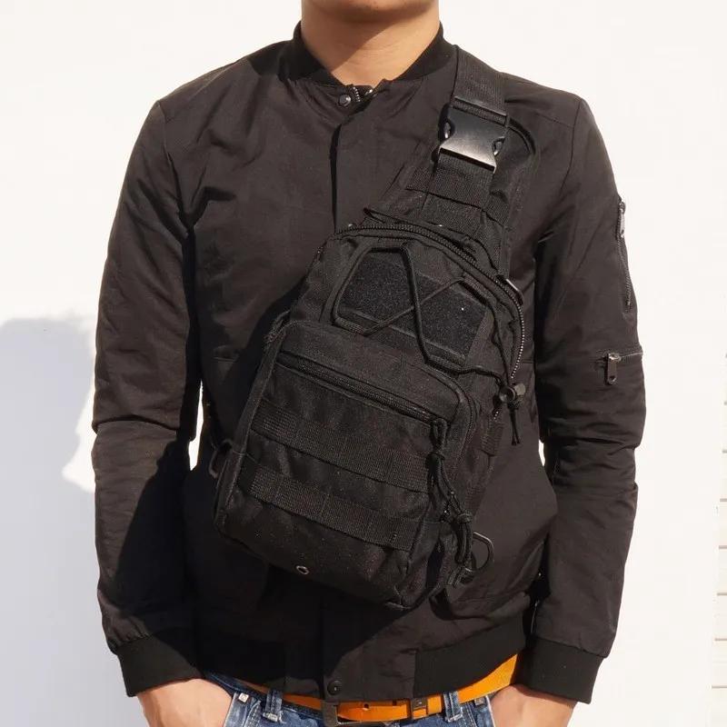 Men's outdoor Chest Pack 900D Oxford Mountaineering Camping Fishing Trekking