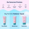 Aqualogica Radiance+ Dewy Sunscreen Gel SPF 50+ PA++++ Broad Spectrum UV & Pollution Protection 30g